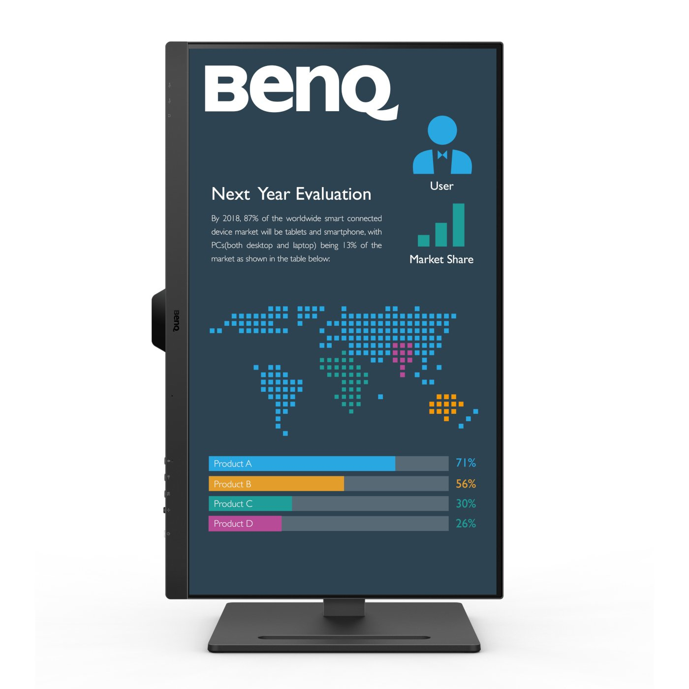 BenQ BL2790QT �cran plat de PC 68,6 cm (27) 2560 x 1440 pixels Quad HD LED Noir