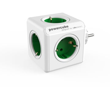 Allocacoc PowerCube original - Stromverteilungseinheit - Wechselstrom 220-240 V - Ausgangsanschl�sse: 5 (CEE 7/4)