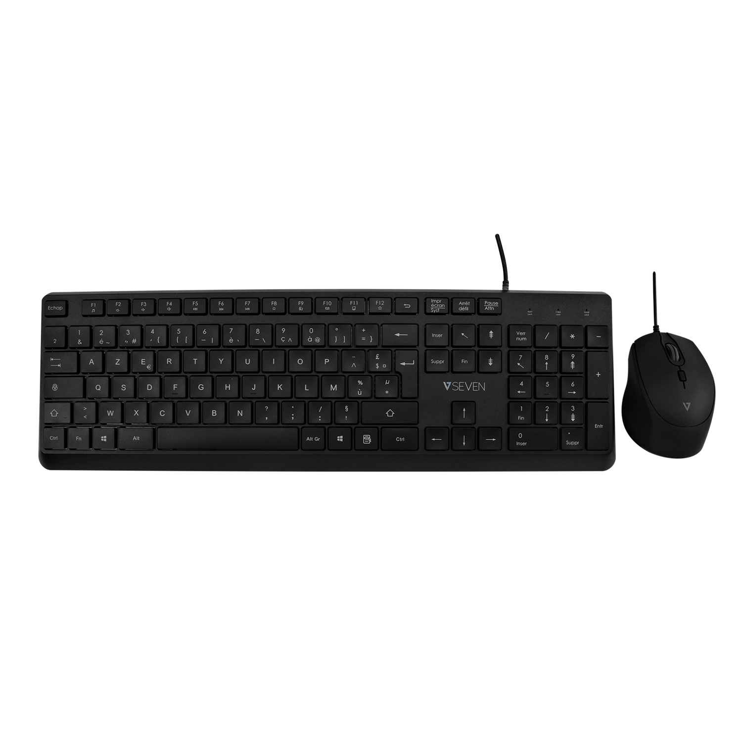 V7 USB PRO KEYBOARD MOUSE COMBO ES - Tastatur - QWERTY