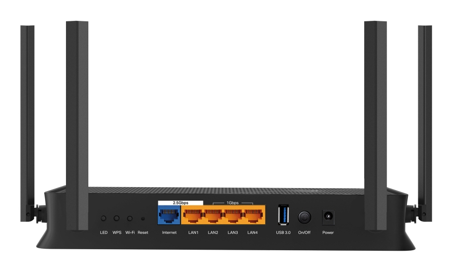 TP-Link Archer BE3600 router inalmbrico 2.5 Gigabit Ethernet Doble banda (2,4 GHz / 5 GHz) Negro