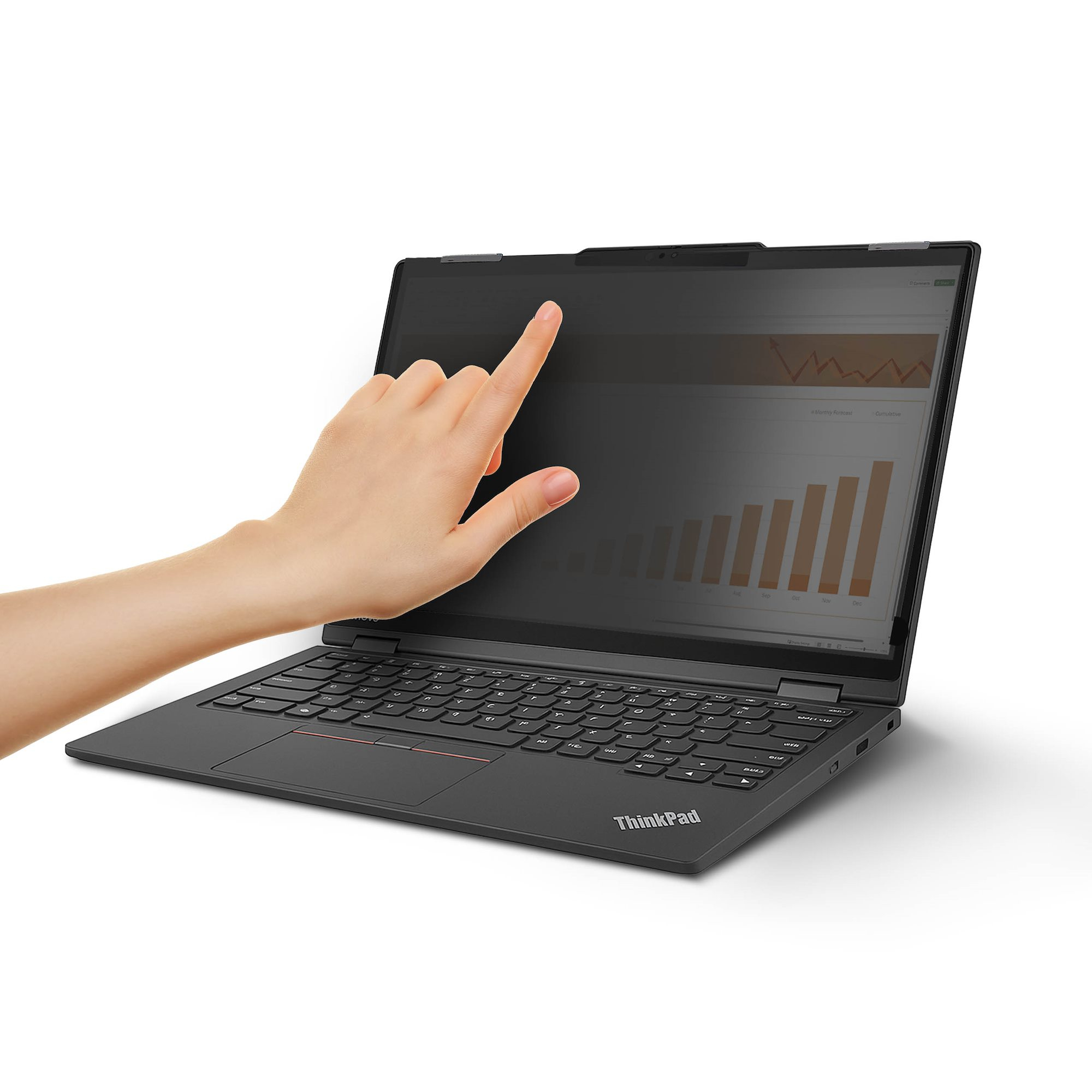 StarTech.com Filtro de Privacidad Brillante para Port�tiles Lenovo X13 Yoga Gen 4 T�ctil - De Voltear - Transmitancia de Luz del 75% - Filtro de Privacidad Antibrillo - �ngulo de Visi�n +/- 30 Grados
