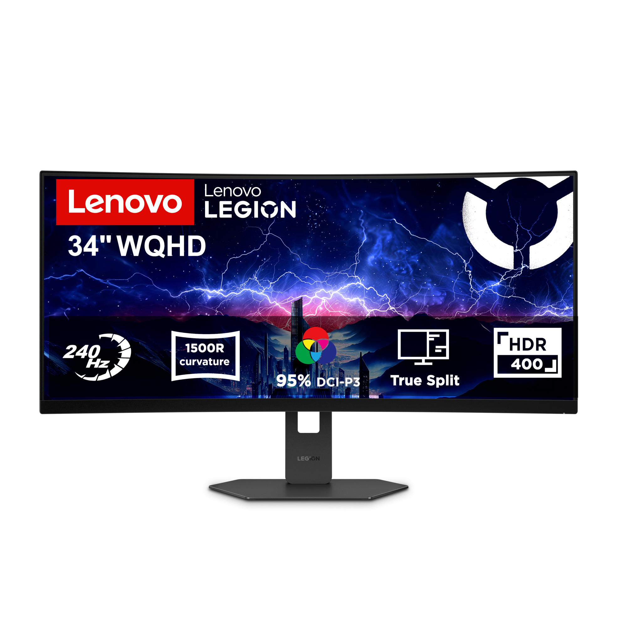 Lenovo Legion 34W-2c - LED-Monitor - gebogen - 86.4 cm (34)