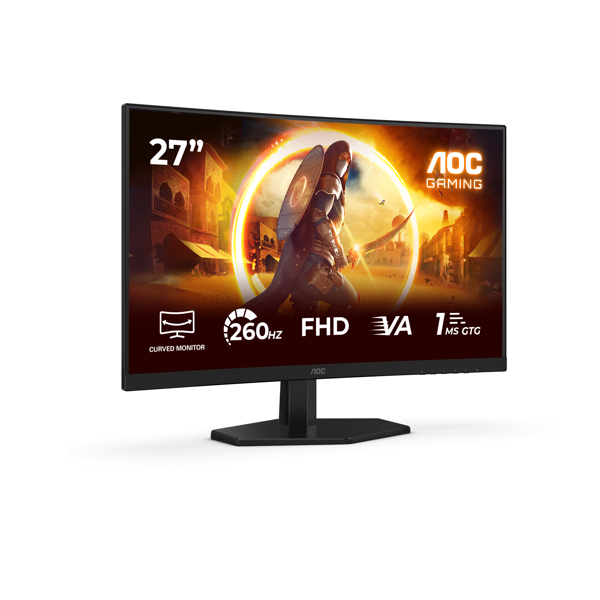 AOC Gaming C27G42ZE - G42 Series - LED-Monitor - Gaming - gebogen - 68.6 cm (27)