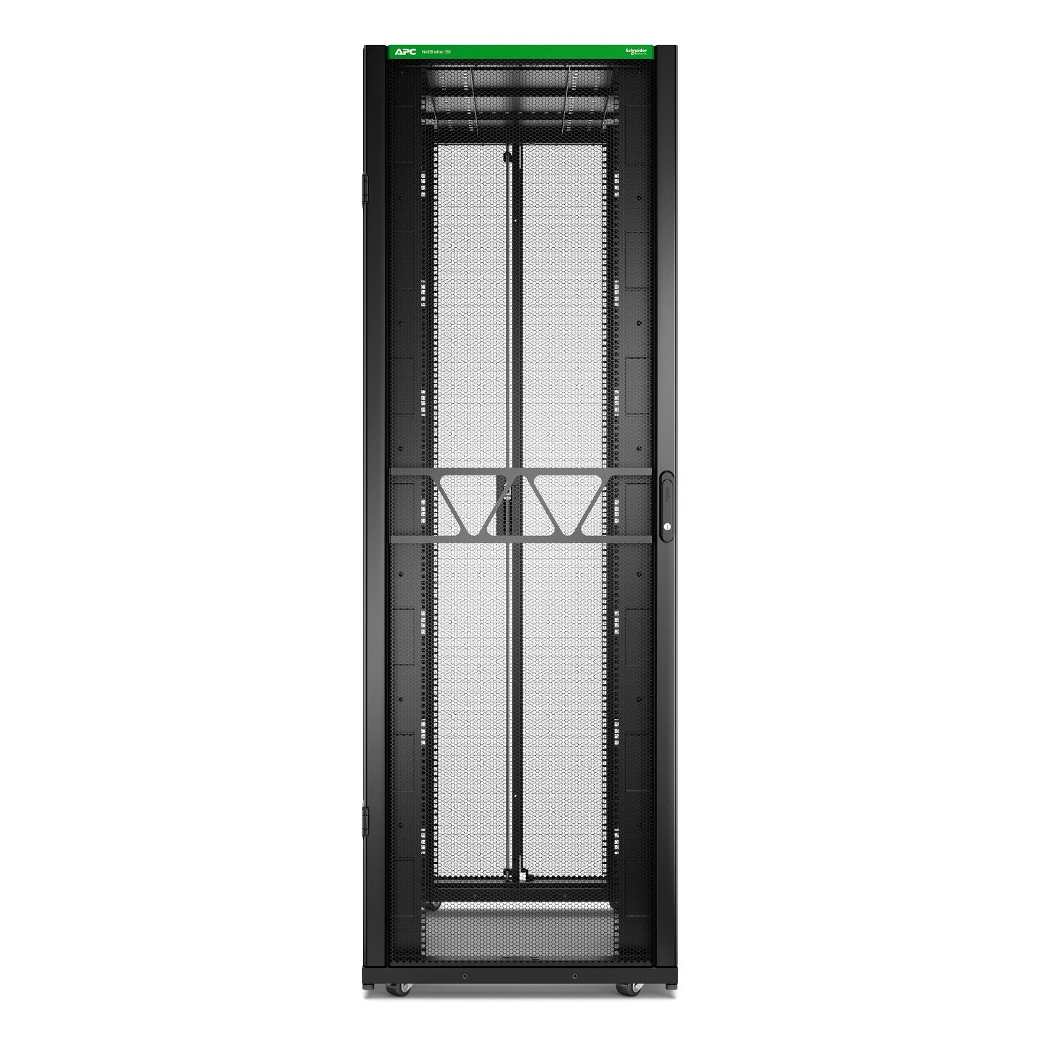 APC Rack Netshelter SX Server, 2e g�n�ration, 48U, 2 258H x 750L x 1 200D mm, avec panneaux lat�raux, noir