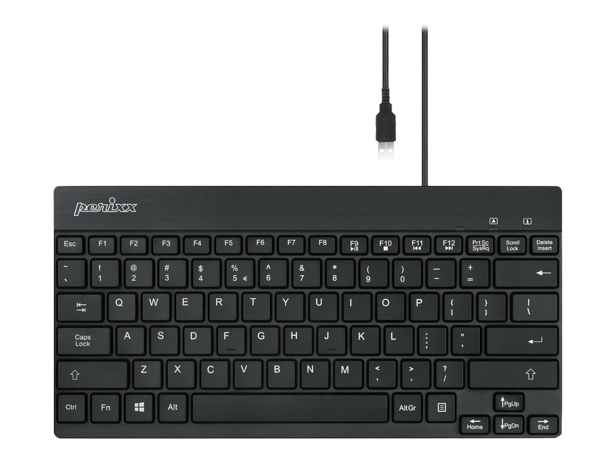 Perixx Periboard-426 keyboard USB QWERTY English Black