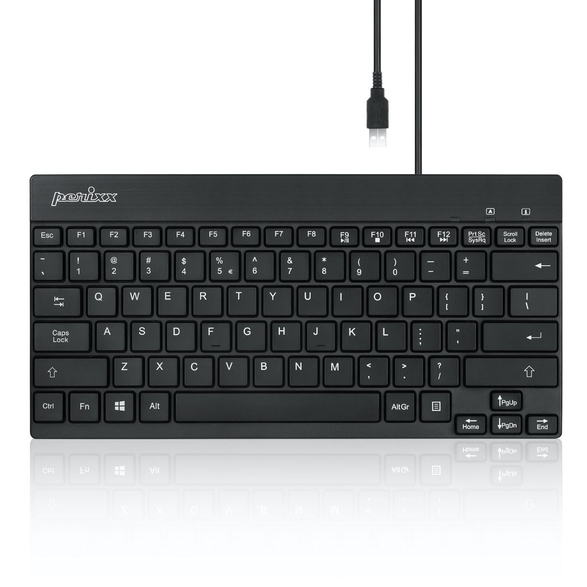 Perixx Periboard-426 keyboard USB QWERTY English Black