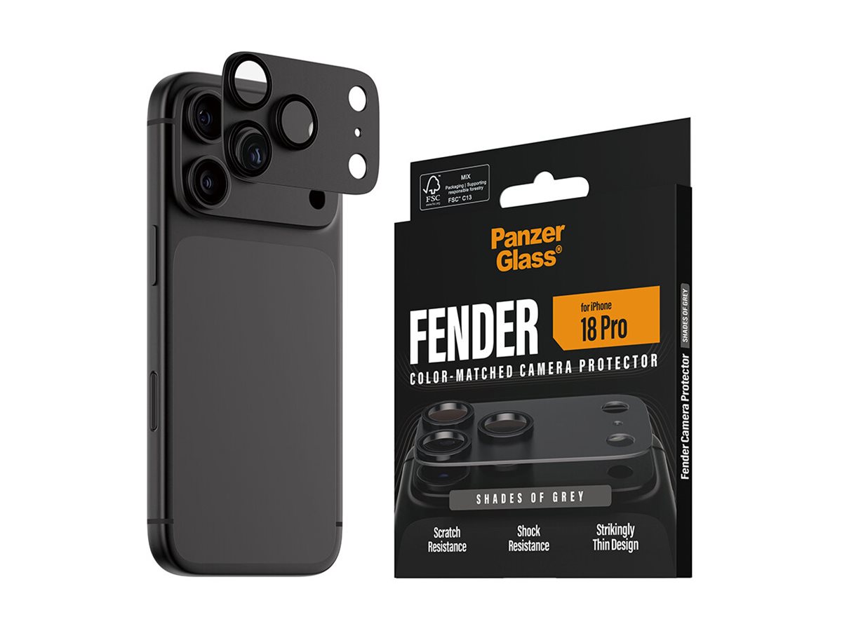PanzerGlass Fender Protezione Fotocamere Shades of Grey iPhone 18 Pro