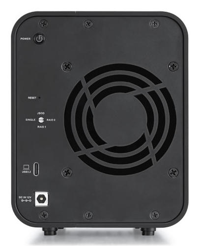 TerraMaster D5 HYBRID botier de disques Bureau Noir