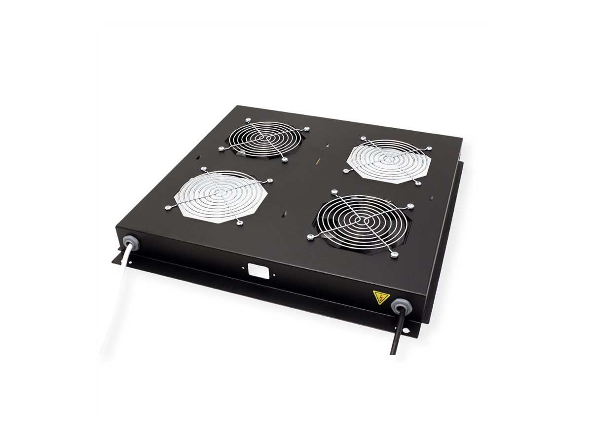 ROLINE Rack-L�fter - 2 L�fter - auf Dach montierbar - Jet Black, RAL 9005 - 48.3 cm (19)
