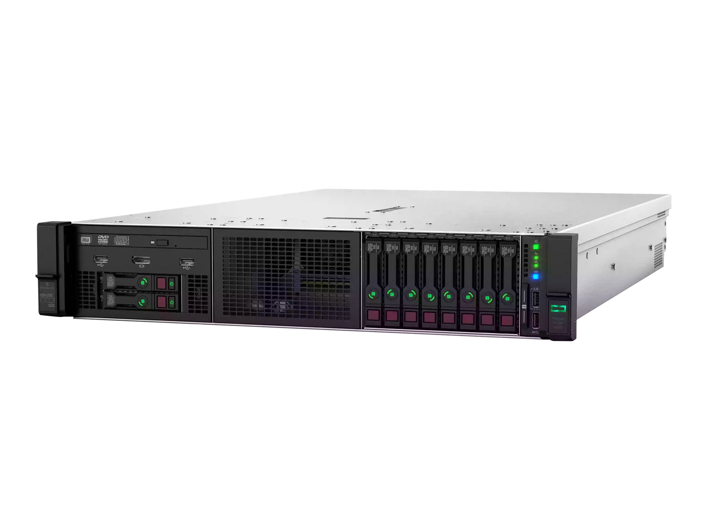HPE ProLiant DL380 Gen10 Network Choice - Server - Rack-Montage - 2U - zweiweg - 1 x Xeon Gold 5218 / 2.3 GHz - RAM 32 GB - SATA/SAS/NVMe - Hot-Swap 6.4 cm (2.5)