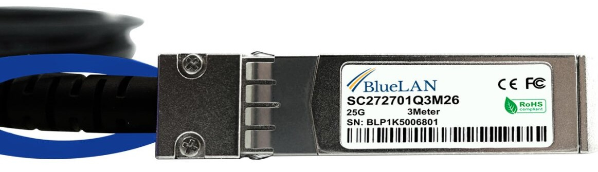 BlueOptics Networks SFP28-DAC-5M kompatibles BlueLAN DAC SFP28 SC272701Q5M26