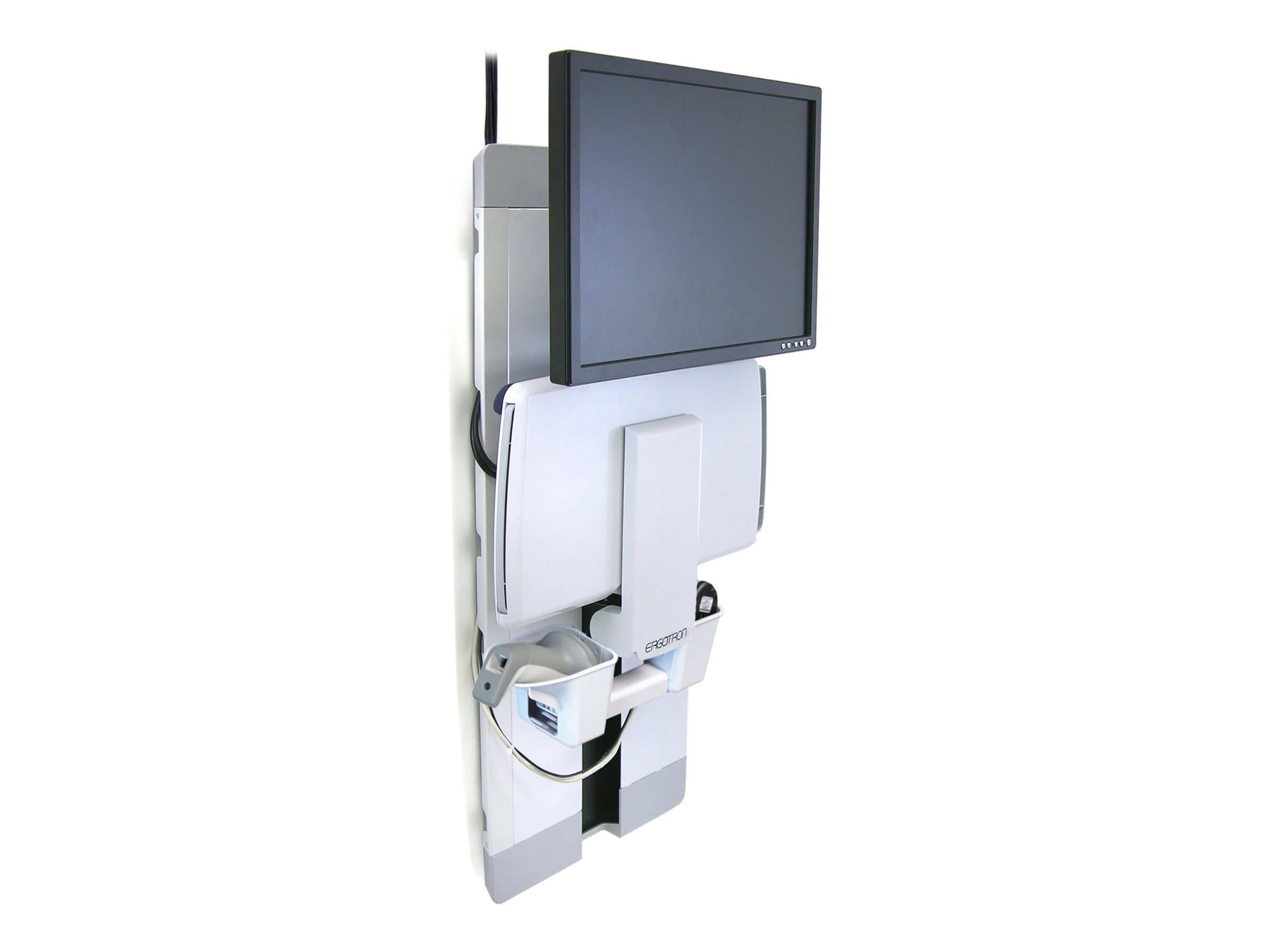 Ergotron StyleView Vertical Lift, Patient Room 61 cm (24) Blanco Pared