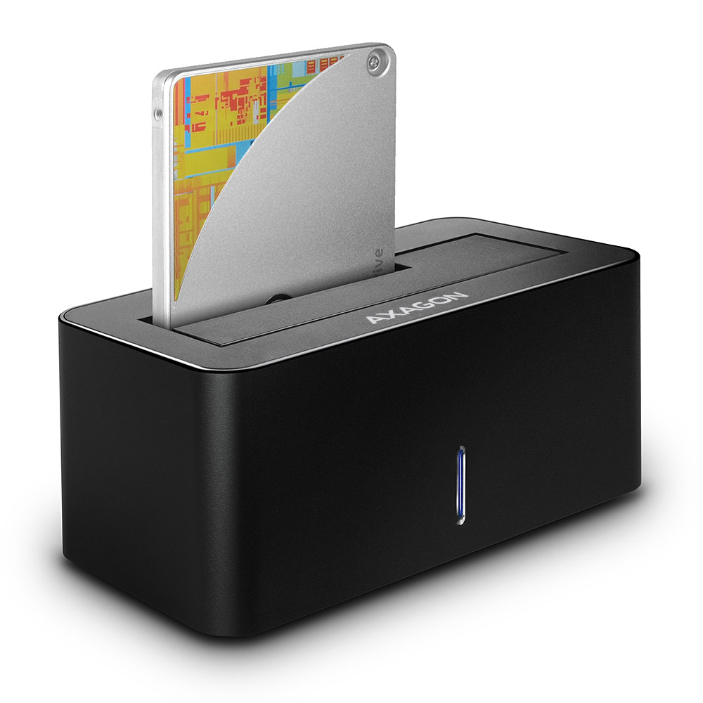 Axagon ADSA-SN Station daccueil de disques de stockage USB 3.2 Gen 1 (3.1 Gen 1) Type-A Noir