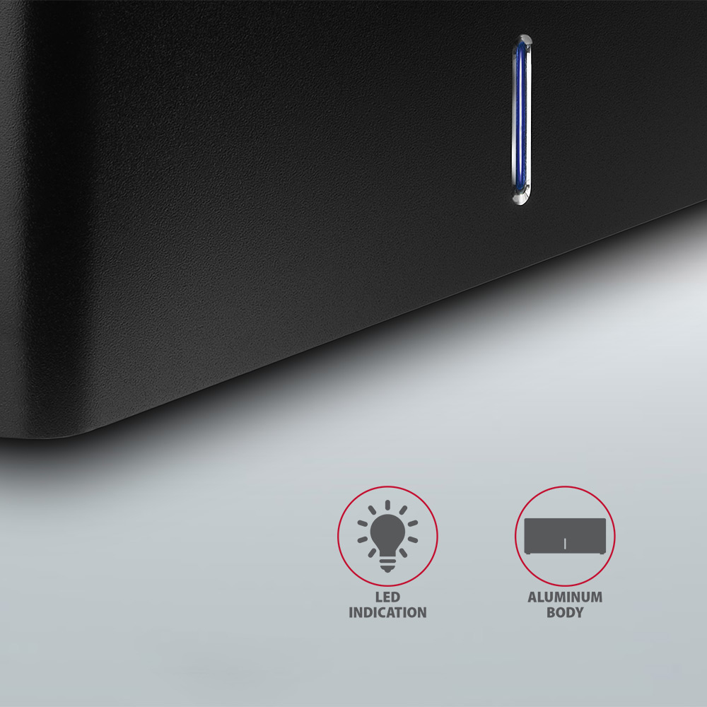 Axagon ADSA-SN Station daccueil de disques de stockage USB 3.2 Gen 1 (3.1 Gen 1) Type-A Noir