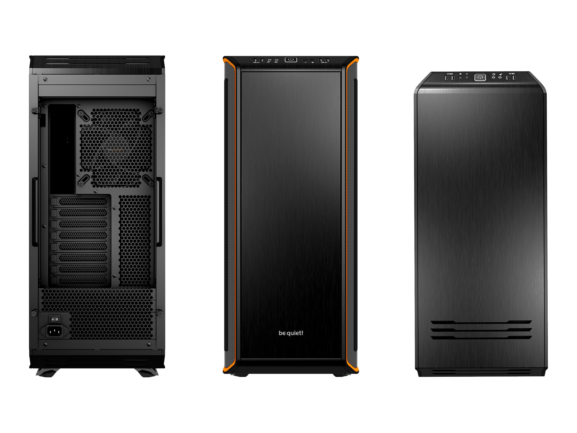 be quiet! Dark Base 900 Midi Tower Noir, Orange