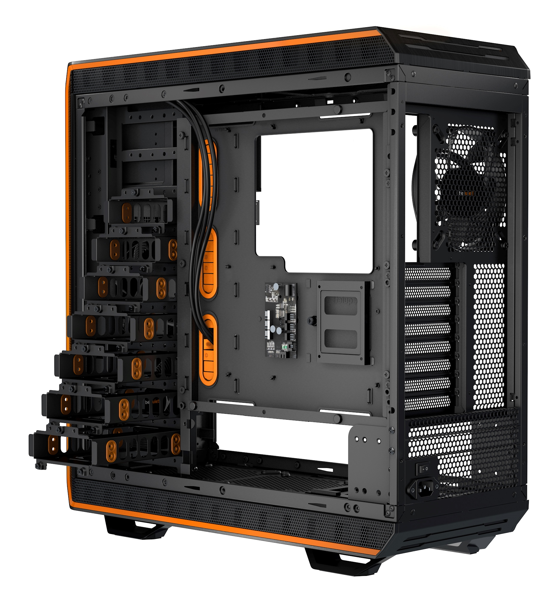 be quiet! Dark Base 900 Midi Tower Noir, Orange