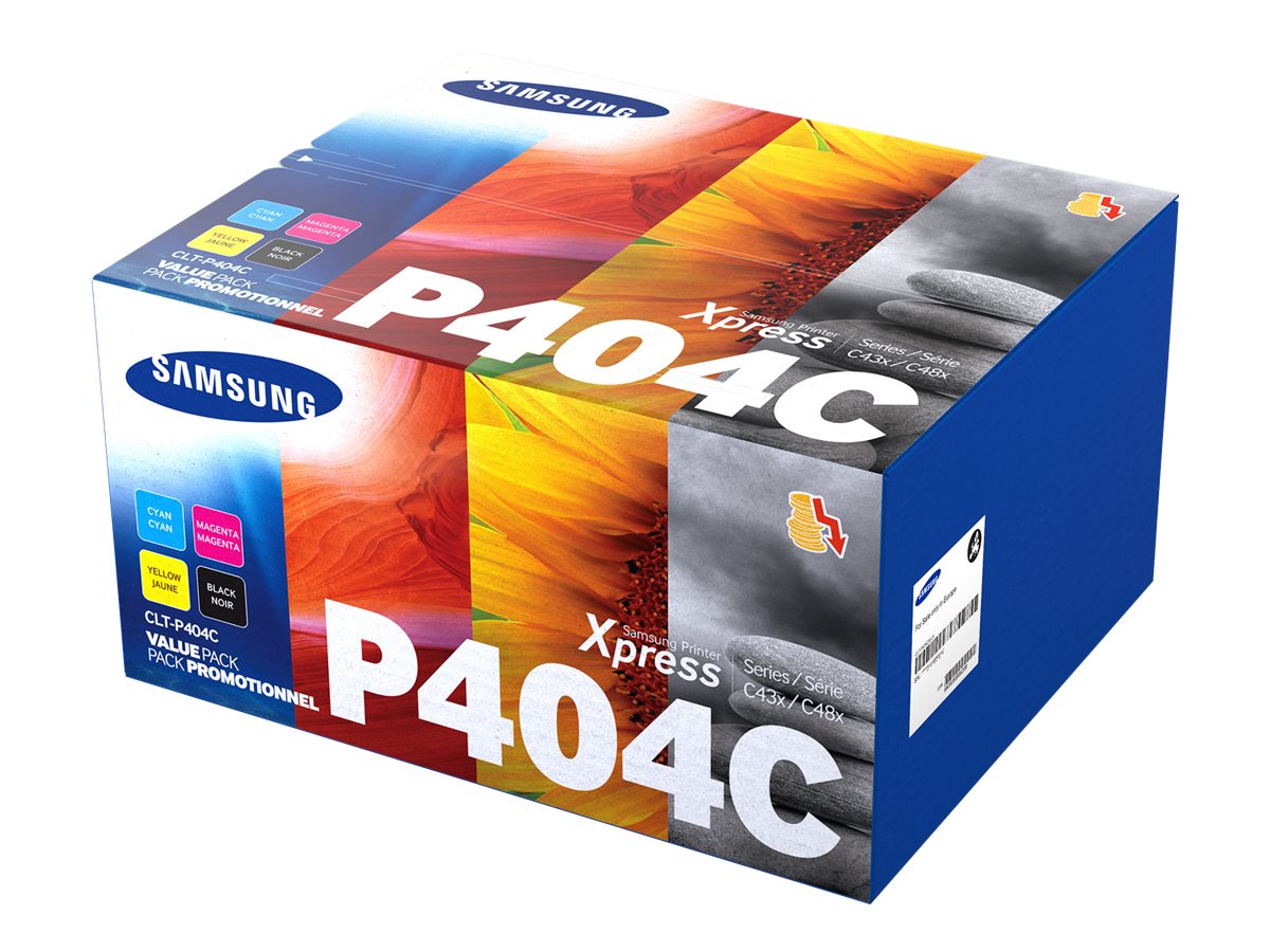 HP Samsung CLT-P404C - 4er-Pack - Schwarz, Gelb, Cyan, Magenta - Original - Tonerpatrone (SU365A)