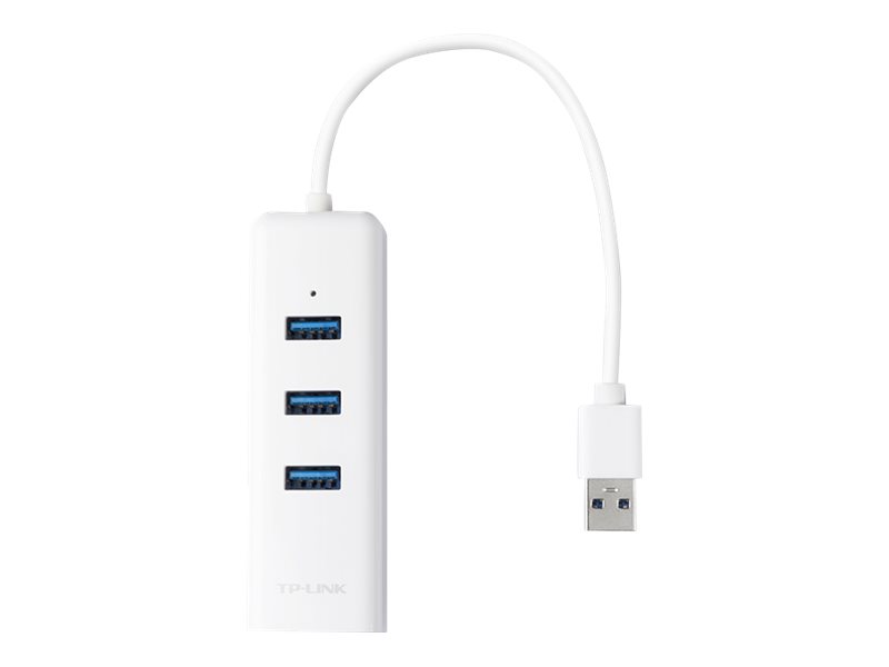 TP-Link UE330 replicatore di porte e docking station per notebook USB 3.2 Gen 1 (3.1 Gen 1) Type-A Bianco