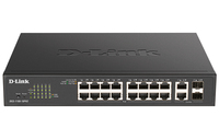 D-Link DGS-1100-18PV2 commutateur r�seau G�r� L2 Gigabit Ethernet (10/100/1000) Connexion Ethernet, supportant lalimentation via ce port (PoE) 1U Noir