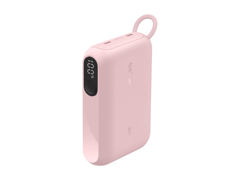 Belkin BoostCharge - Powerbank - mit Display - 10000 mAh - 20 Watt - PD - 2 Ausgabeanschlussstellen (USB-C)