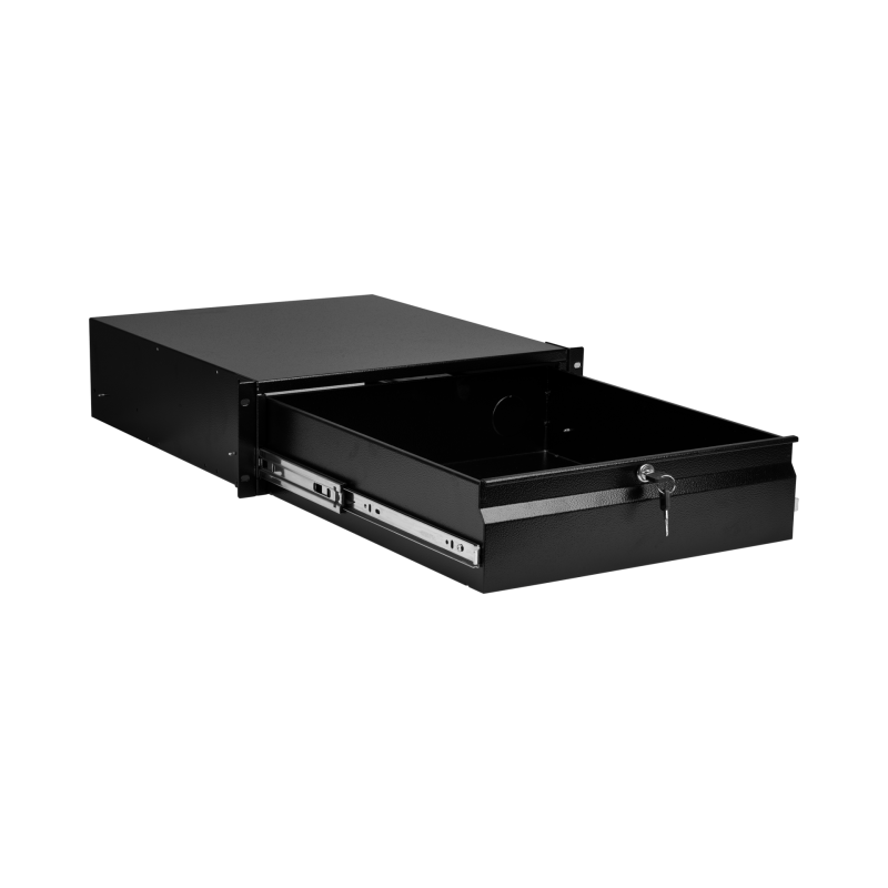 EFB Elektronik 19 3HE Tastatur-/Dokumentenschublade abschlie�bar RAL9005