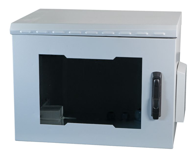 EFB Elektronik 19 Wandgeh�use IP55 7HE Glastuer Tiefe 450 mm RAL7035