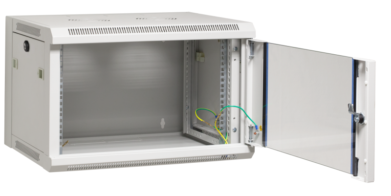 EFB Elektronik Wandgeh�use 19 21HE 1-teilig T600/H1040/B570mm Lichtgrau Flat - Wandgeh�use