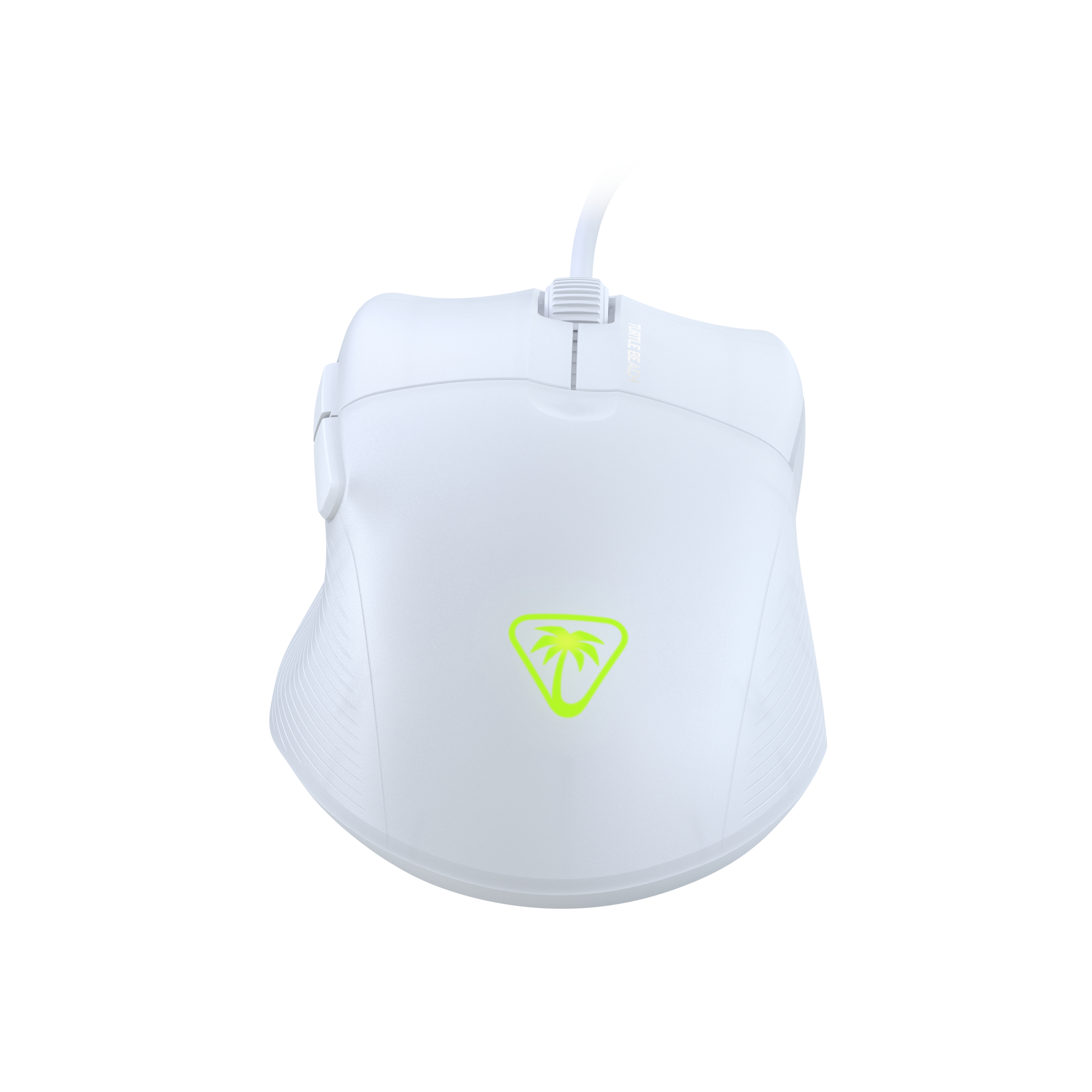 Turtle Beach Mouse da gioco RGB ergonomico ultraleggero Pure SEL, sensore ottico a 8K DPI, switch meccanici, sistema di pretensionamento, cuscinetti completamente in PTFE, illuminazione RGB Bianco