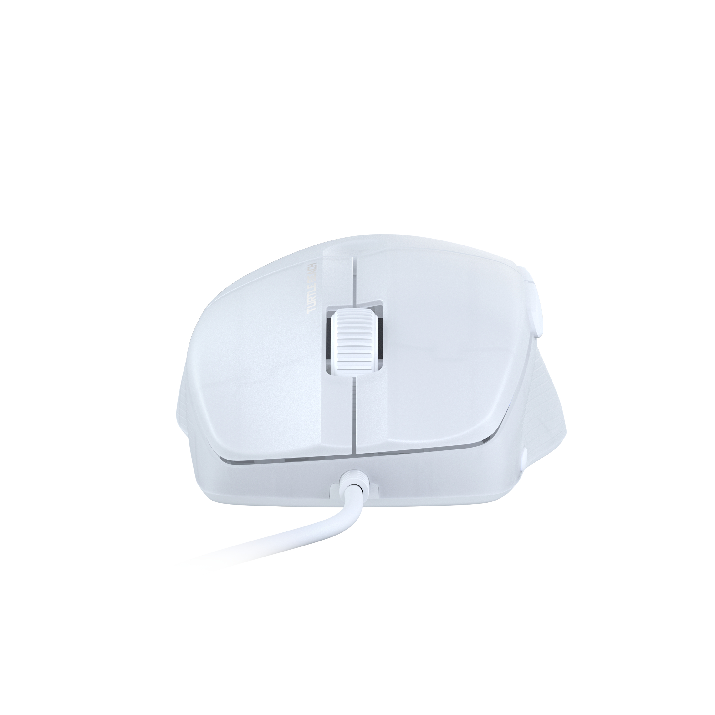 Turtle Beach Mouse da gioco RGB ergonomico ultraleggero Pure SEL, sensore ottico a 8K DPI, switch meccanici, sistema di pretensionamento, cuscinetti completamente in PTFE, illuminazione RGB Bianco