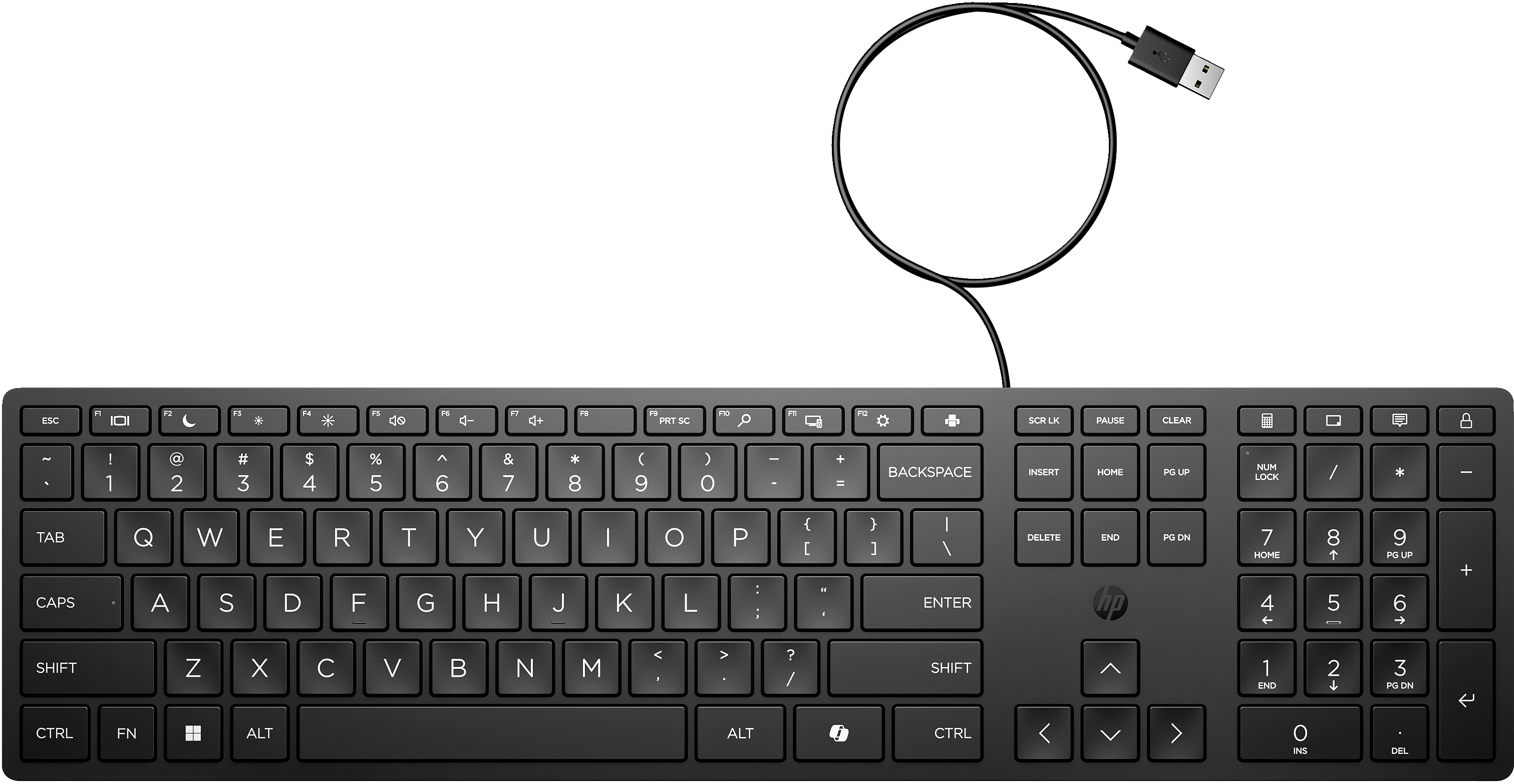 HP Desktop 320K - Tastatur - USB - Dnisch - fr HP 34