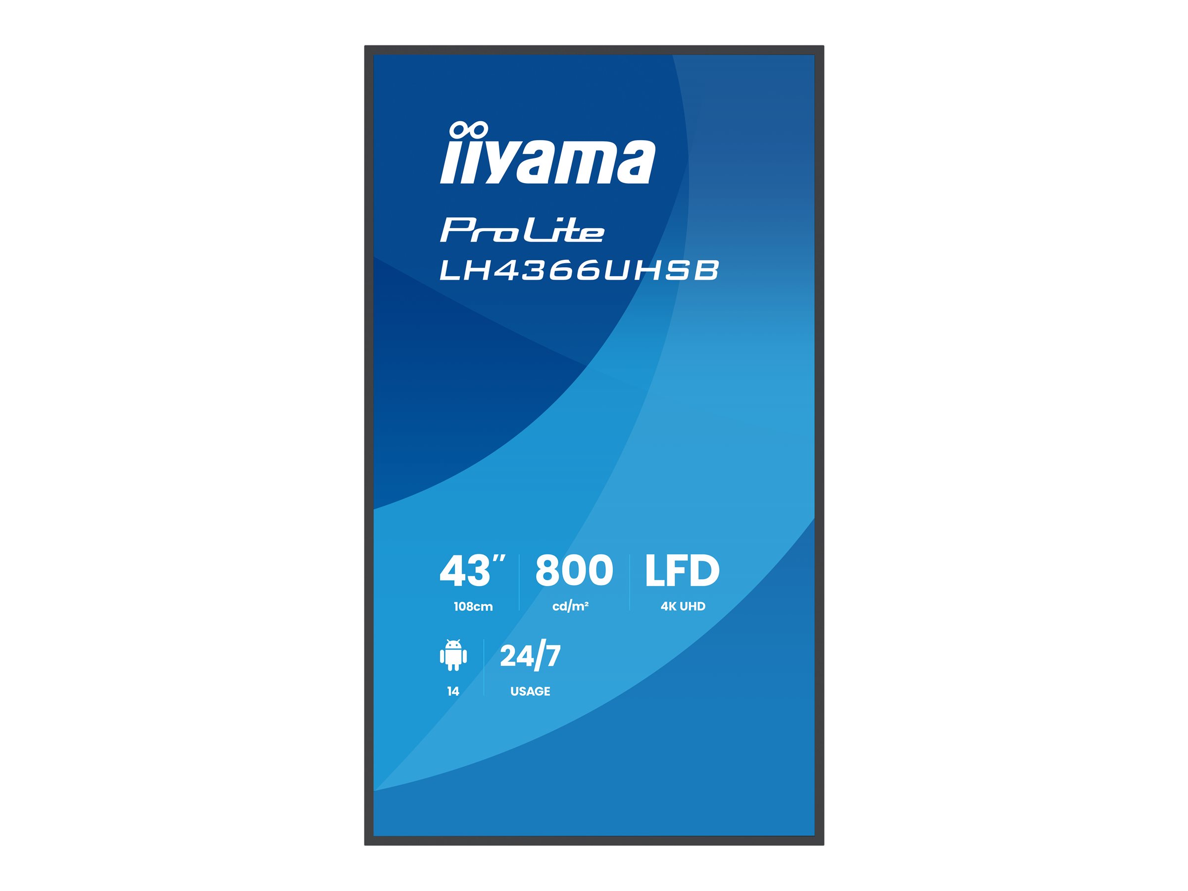 Iiyama ProLite LH4366UHSB-B1AG - 108 cm (42.5)