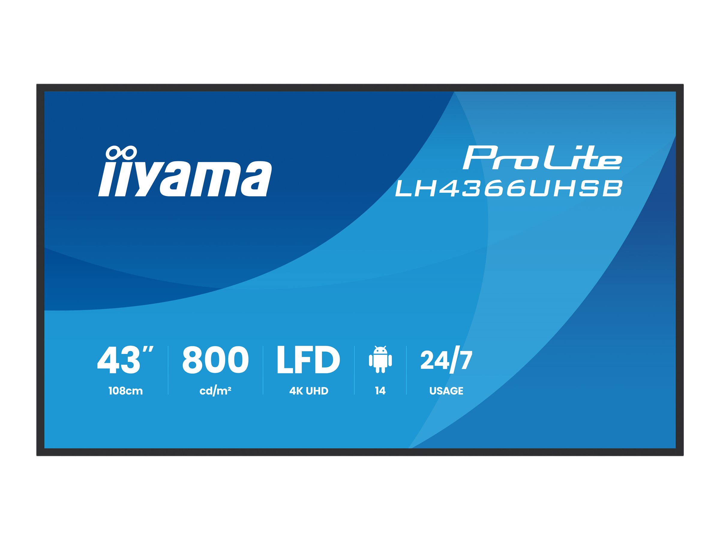 Iiyama ProLite LH4366UHSB-B1AG - 108 cm (42.5)