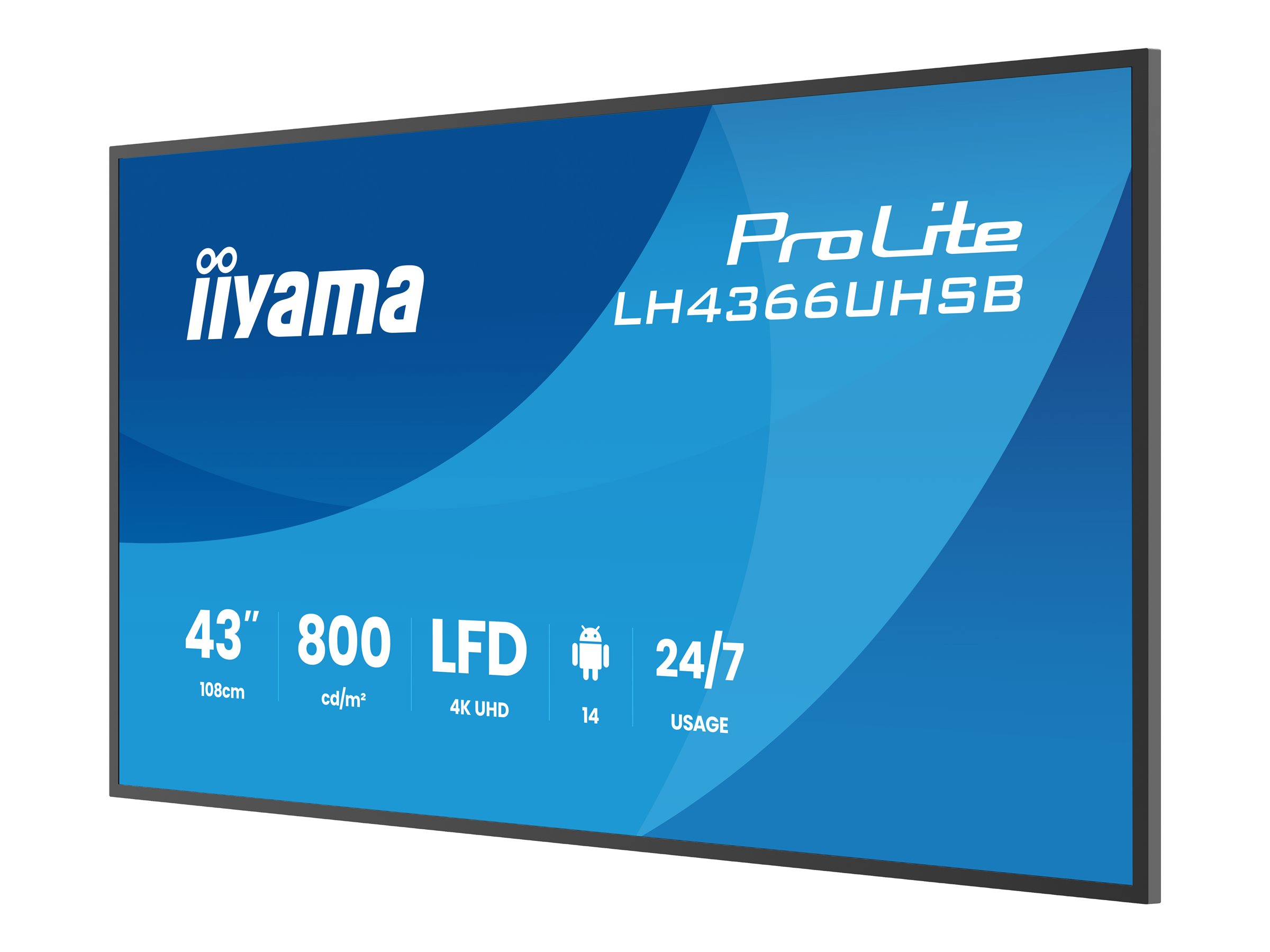 Iiyama ProLite LH4366UHSB-B1AG - 108 cm (42.5)