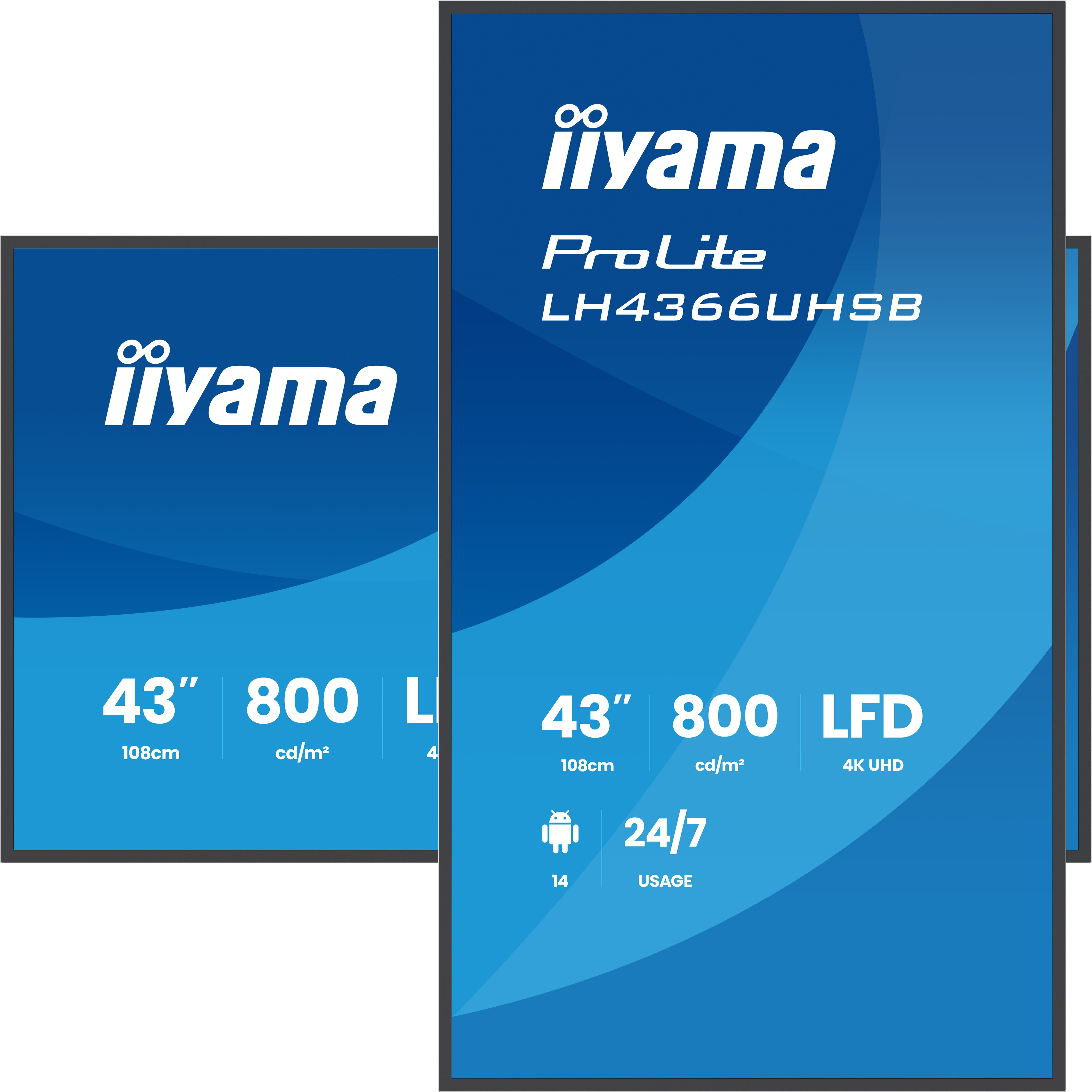 Iiyama ProLite LH4366UHSB-B1AG - 108 cm (42.5)