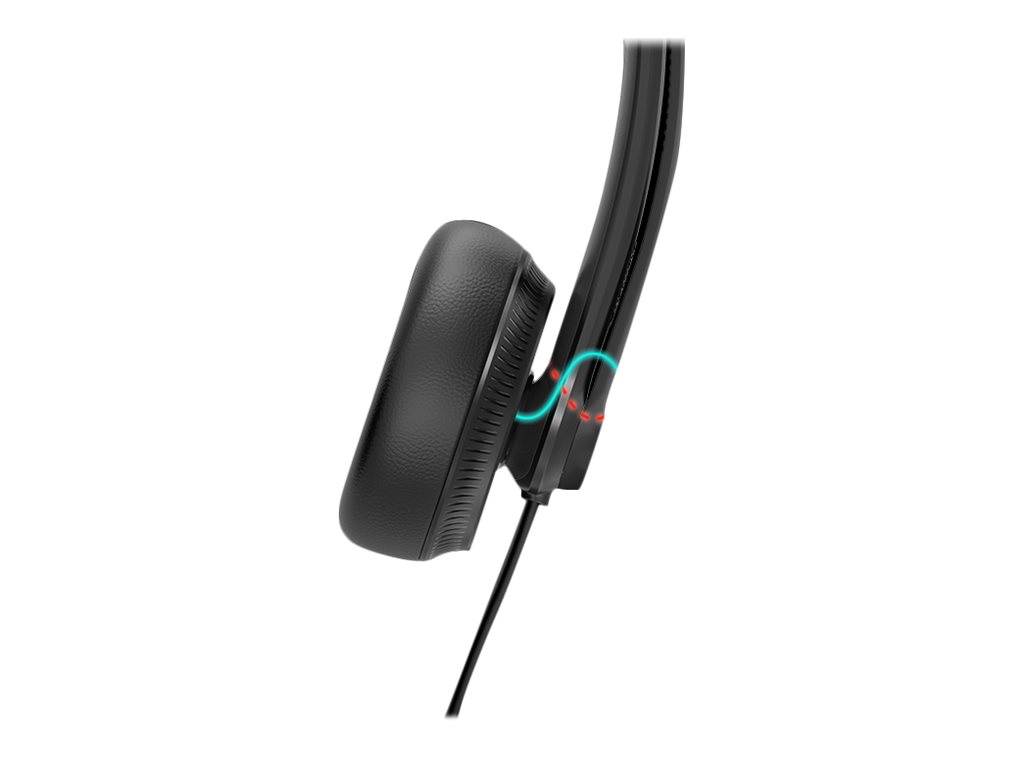 Yealink YHS34 Auriculares Almbrico Diadema Llamadas/Msica Negro