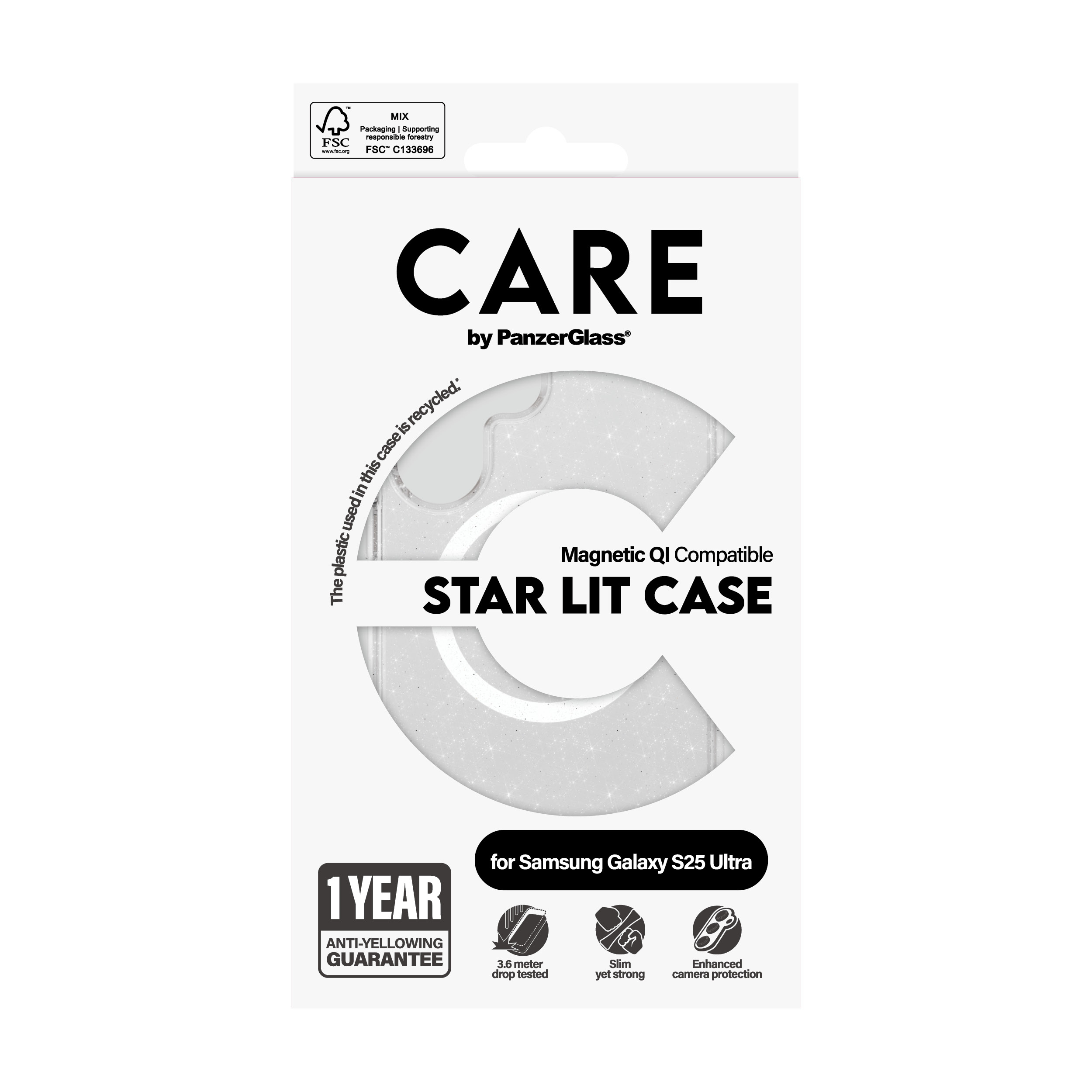 PanzerGlass CRRFSWQG38488 custodia per cellulare Cover Trasparente