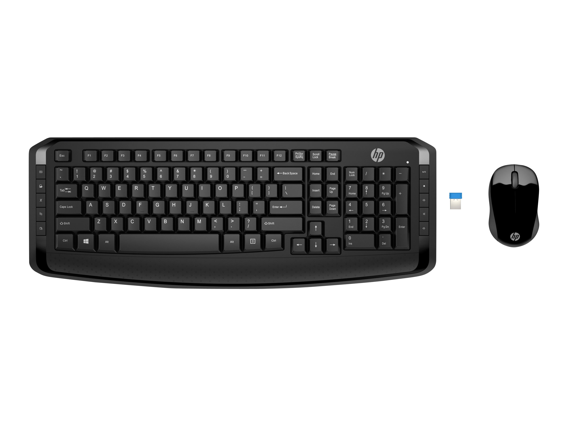 HP 300 - Tastatur-und-Maus-Set - kabellos - Deutsch