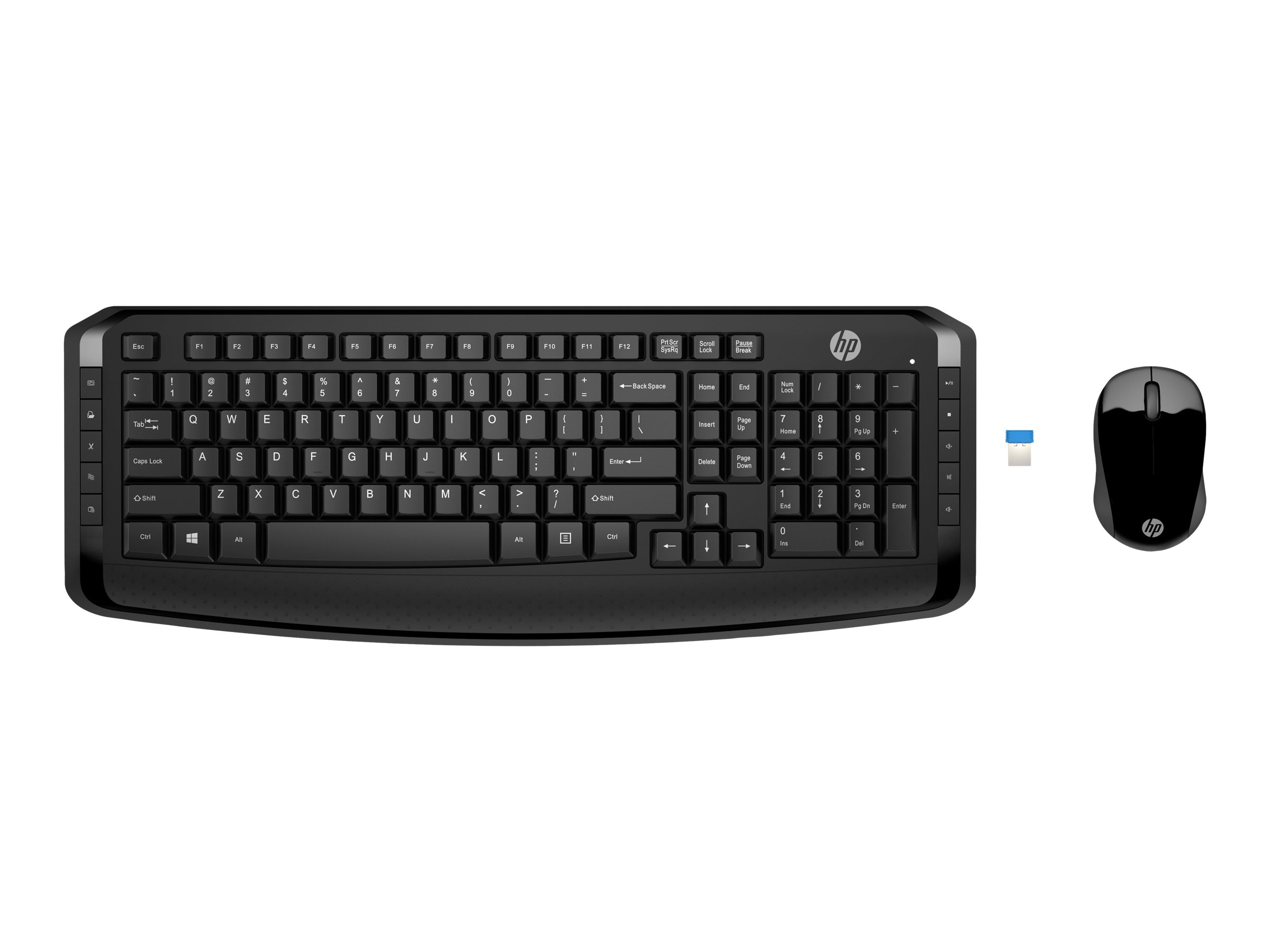 HP 300 - Tastatur-und-Maus-Set - kabellos - Deutsch