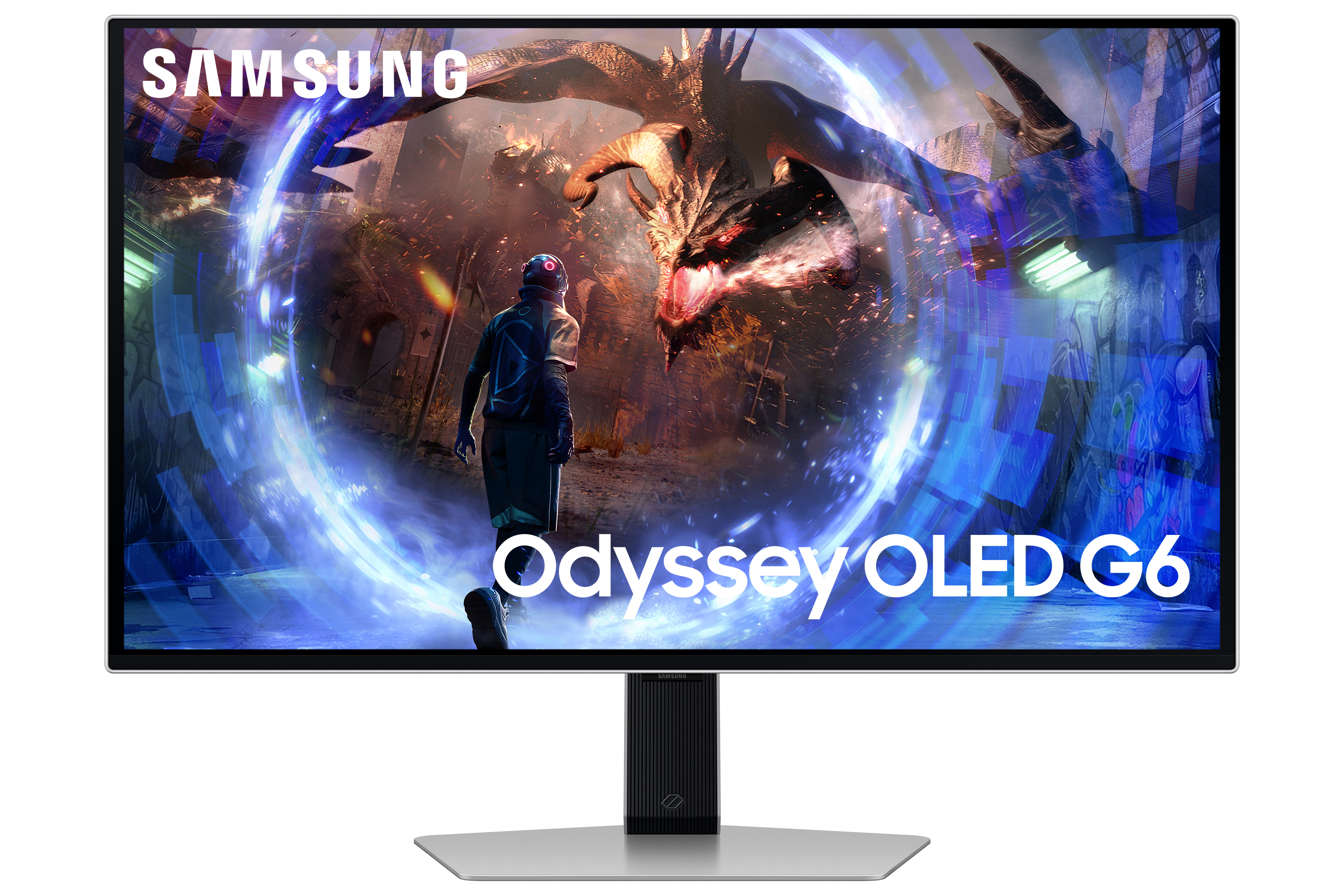 Samsung G60SD pantalla para PC 68,6 cm (27) 2560 x 1440 Pixeles Quad HD OLED Plata
