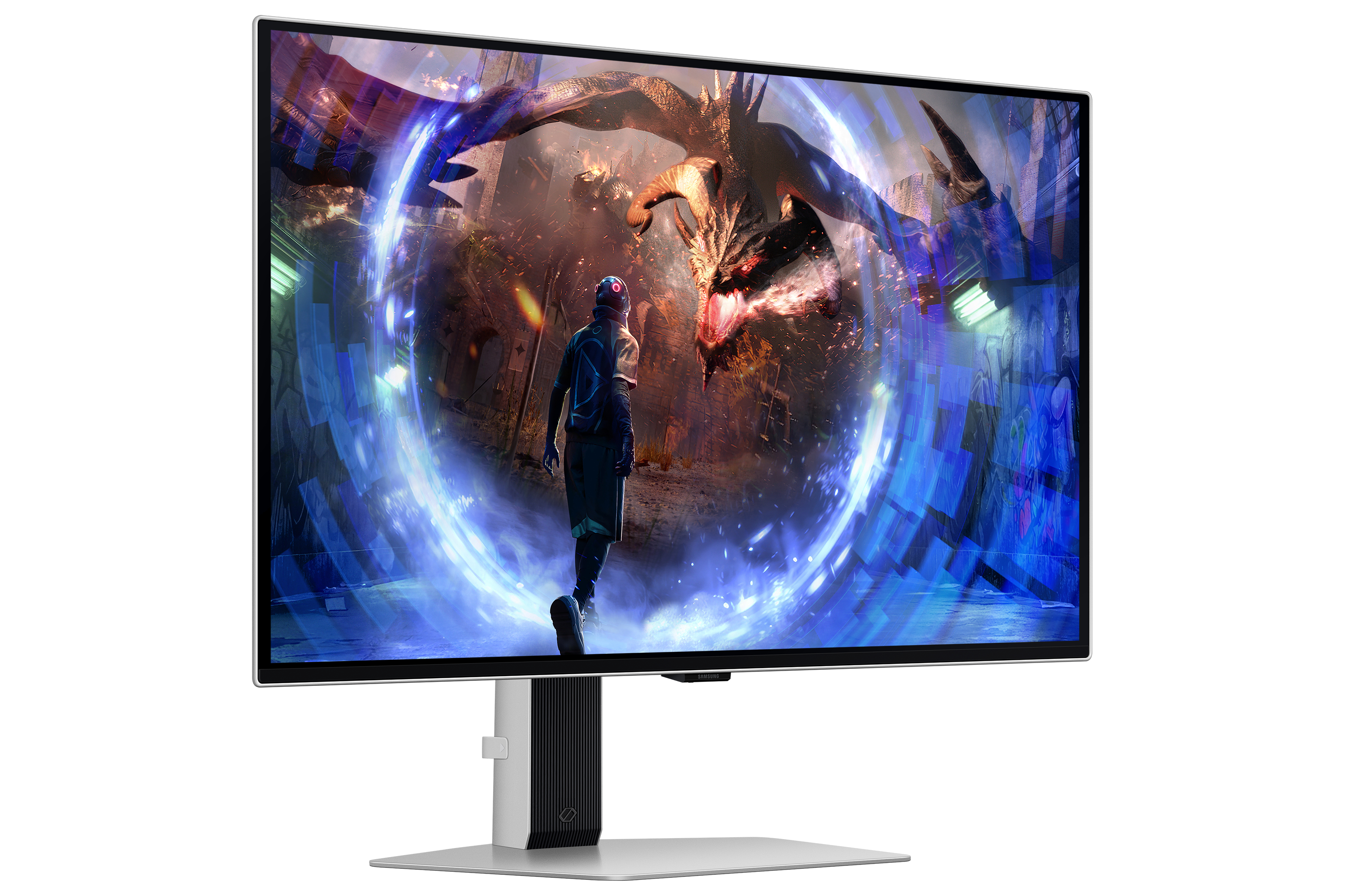 Samsung G60SD pantalla para PC 68,6 cm (27) 2560 x 1440 Pixeles Quad HD OLED Plata