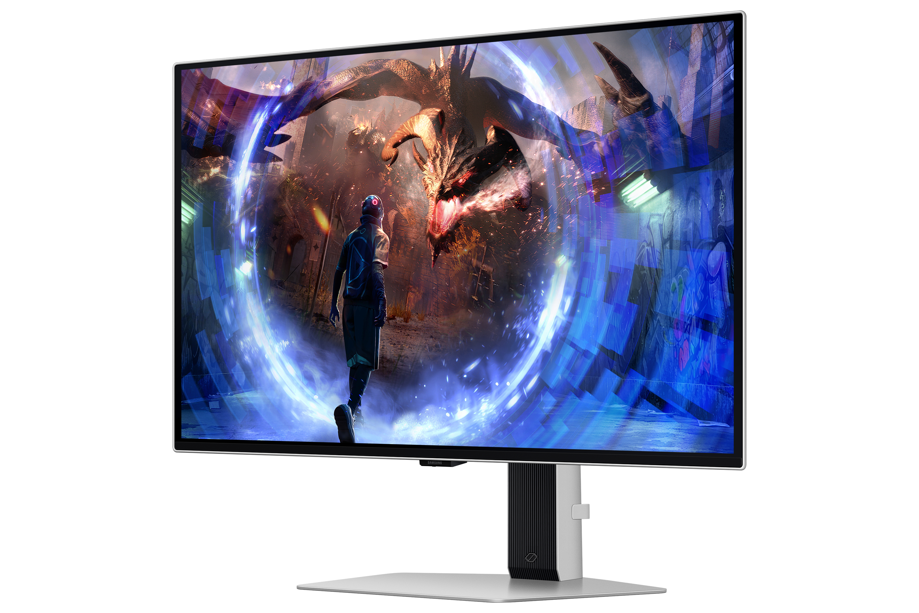 Samsung G60SD pantalla para PC 68,6 cm (27) 2560 x 1440 Pixeles Quad HD OLED Plata