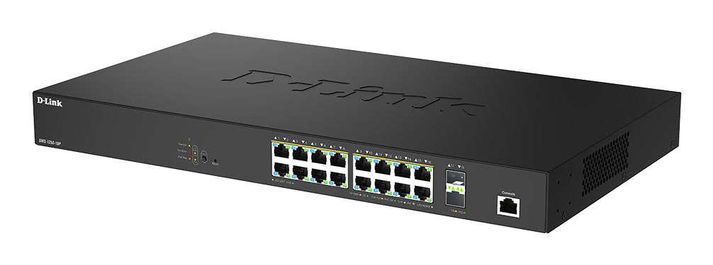 D-Link DMS-1250-18P - Switch - L2+ - Smart - 16 x 10/100/1000/2.5G (PoE++)