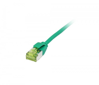 Synergy 21 Patchkabel RJ45 CAT6A 500Mhz 3m gruen U/FTP slimline rund d 3.8mm - Netzwerk - CAT 7 cable/RJ45 plug