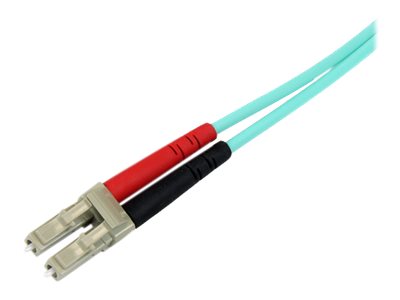 StarTech.com Cble Fibre Optique Multimode de 3m LC/UPC  LC/UPC OM3, Fibre Zipcord Full Duplex 50/125m, Rseaux 100G, LOMMF/VCSEL,