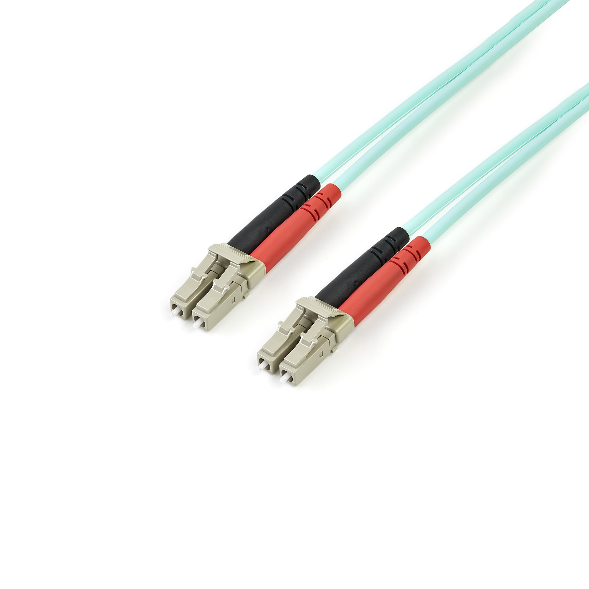 StarTech.com Cble Fibre Optique Multimode de 3m LC/UPC  LC/UPC OM3, Fibre Zipcord Full Duplex 50/125m, Rseaux 100G, LOMMF/VCSEL,