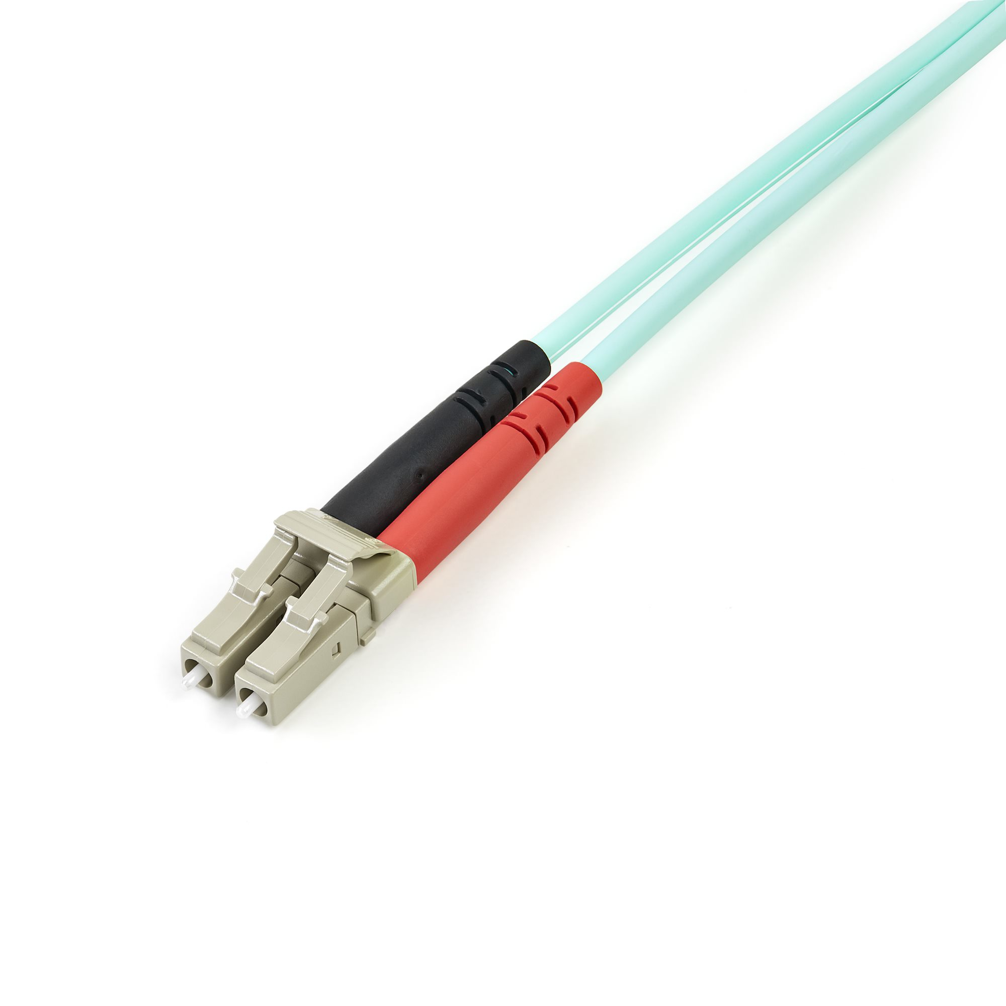 StarTech.com Cble Fibre Optique Multimode de 3m LC/UPC  LC/UPC OM3, Fibre Zipcord Full Duplex 50/125m, Rseaux 100G, LOMMF/VCSEL,