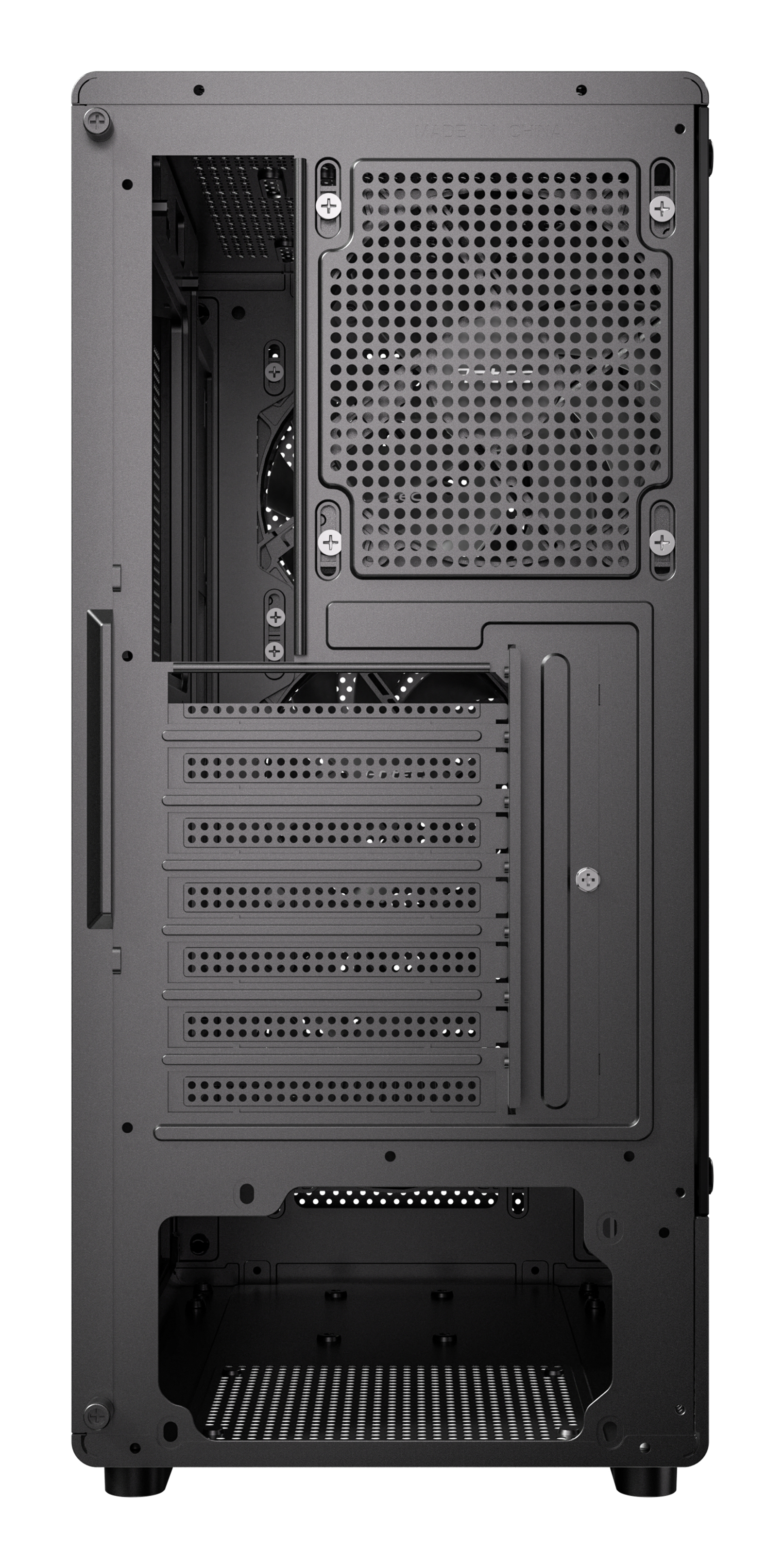 Antec VX310 ARGB - Mid tower Gaming - ATX - Seitenteil mit Fenster (geh�rtetes Glas)