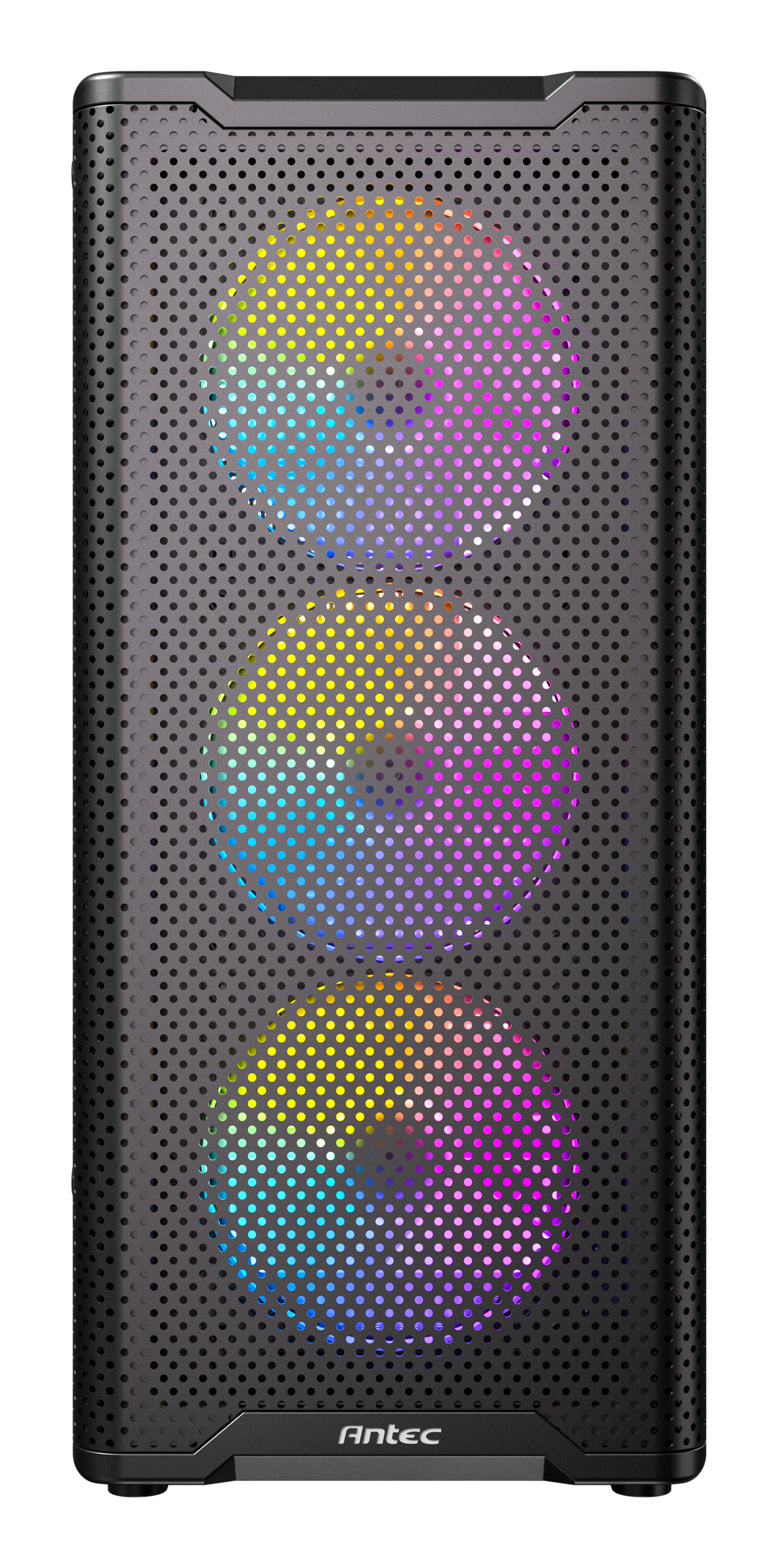 Antec VX310 ARGB - Mid tower Gaming - ATX - Seitenteil mit Fenster (geh�rtetes Glas)