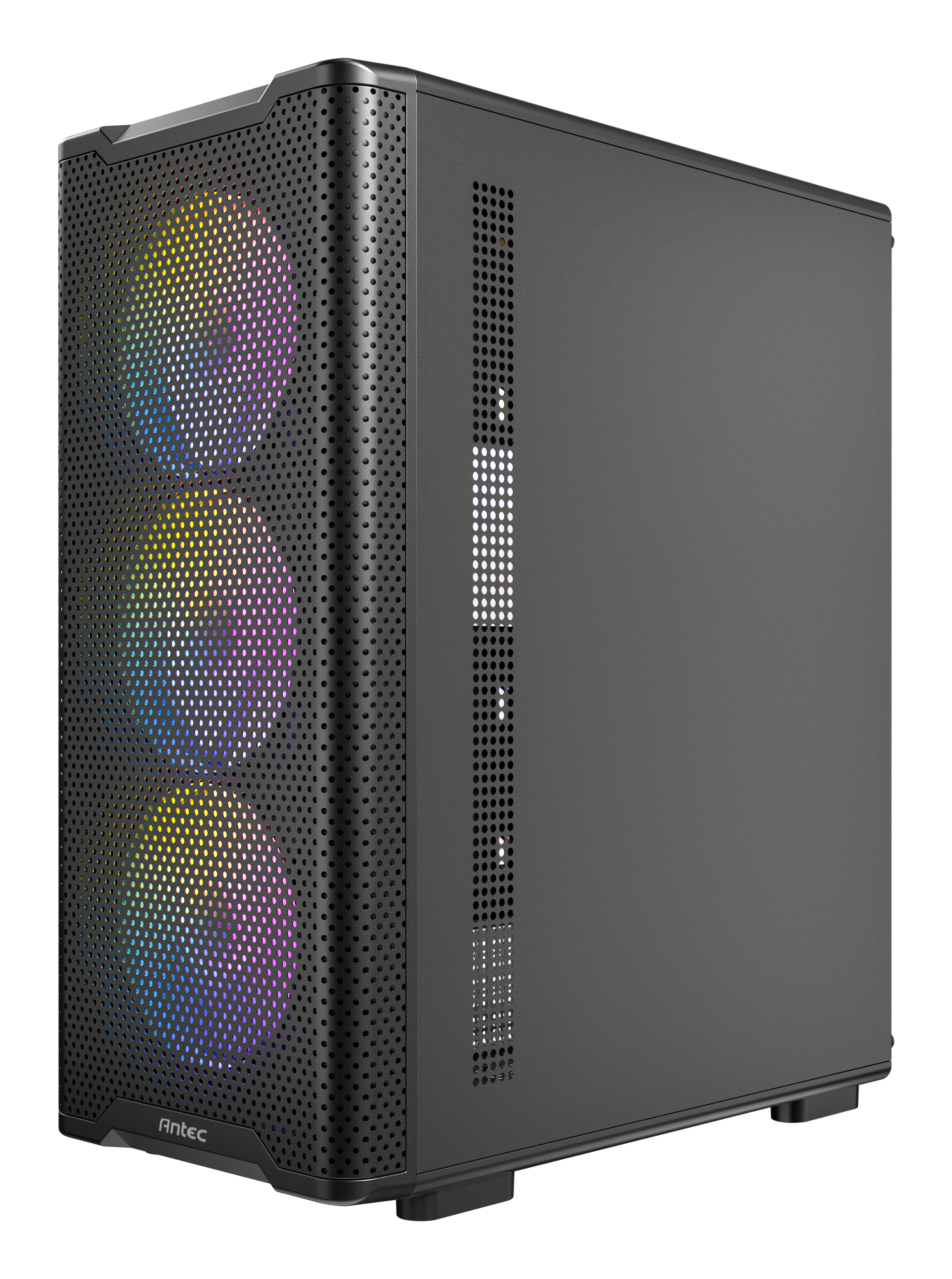 Antec VX310 ARGB - Mid tower Gaming - ATX - Seitenteil mit Fenster (geh�rtetes Glas)