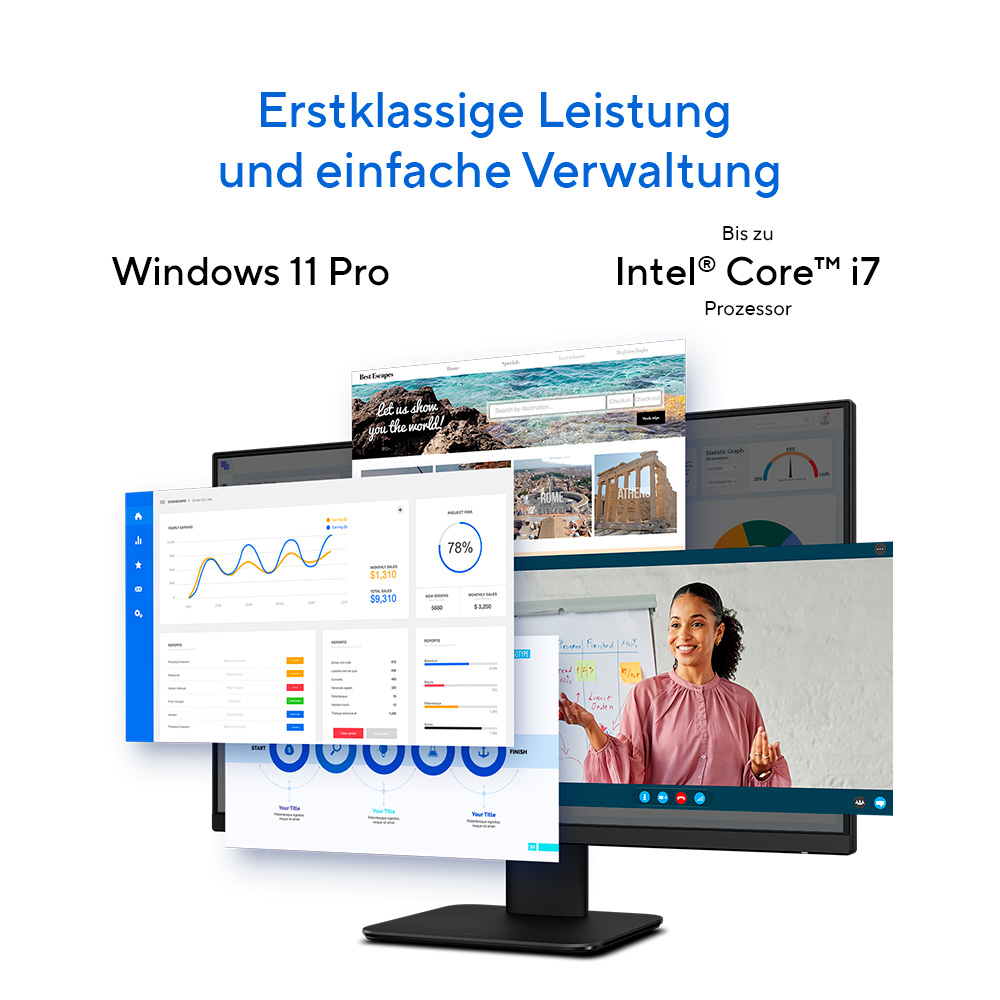 ASUS ExpertCenter P4 27 i5-13420H 16 512 P470VAK-BPE129X W11P - All-in-One mit Monitor - Core i5
